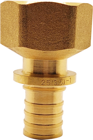 Картинка Переход ВР 25-1" Латунь РОСТерм