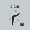Картинка Плинтус потолочный Bello-Deco С10/60 длина 2 м