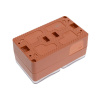 Картинка Розетка 2-местная IP54 16А 250B Терракотовый Systeme Electric ATLASDESIGN Profi54