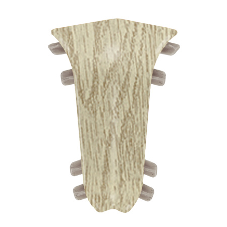 Внутренний угол для плинтуса К55 Комфорт Дуб европейский