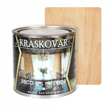 Масло для интерьера Kraskovar Deco Oil Interior 2,2 л Бесцветный
