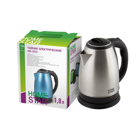 Картинка Чайник стальной HS-1010 на 1.8 л HomeStar