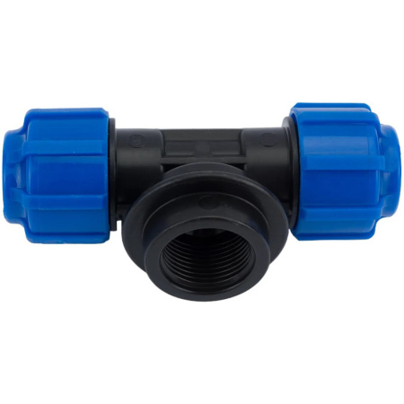 Картинка Тройник ПНД резьба внутренняя 20х1/2"х20