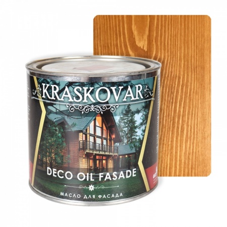 Масло для фасада Kraskovar Deco Oil Fasade 2,2 л Тик