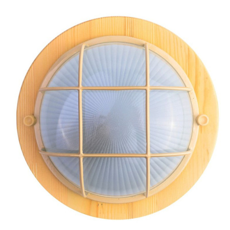 Картинка Светильник НБО 03-60-012 УХЛ4 Решетка" 230В 60Вт 1301D круг цвет КЛЕН Camelion