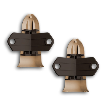 Картинка Угол наружный с крепежом для плинтуса Идеал Классик К-П70 Дуб беленый 203