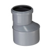 Переход ПП 110х75 мм Серый для внутренней канализации эксцентрический