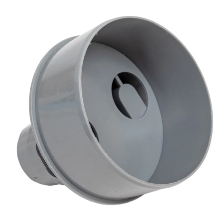 Картинка Вакуумный клапан аэратор Ø 110 для внутренней канализации Серый Политэк