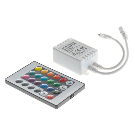 Картинка Контроллер управления многоцветными светодиодными лентами VOLPE 12B ULC-Q431 RGB BLACK