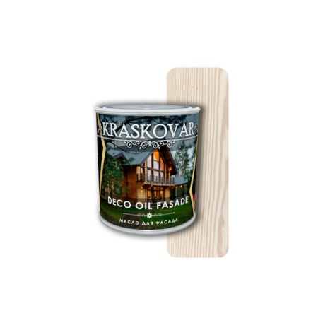 Масло для фасада Kraskovar Deco Oil Fasade 2,2 л белоснежный