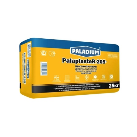 Штукатурка Цементная 25кг PALADIUM PalaplasteR-205