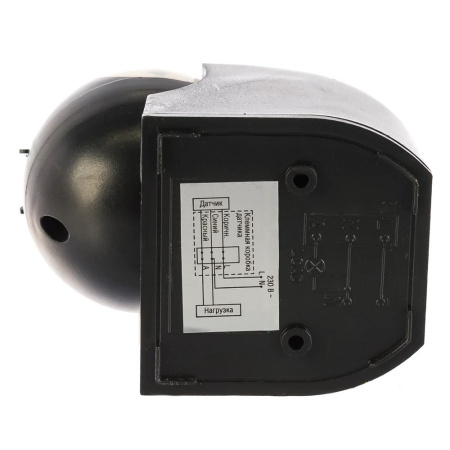 Картинка Датчик движения настенный 010 Черный до 1100Вт угол 180° 10 м IP44 IEK