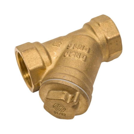 Картинка Фильтр косой ВВ 3/4" латунный сетчатый FW.210.05 MVI