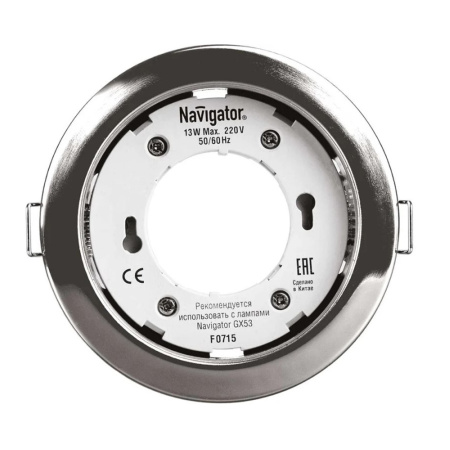 Картинка Светильник ДВО-13w GX53 без лампы Хром Navigator Group