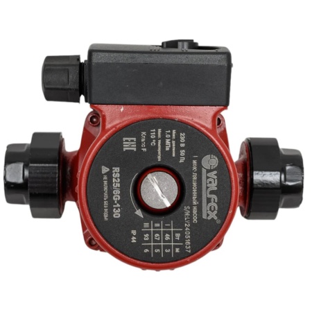 Циркуляционный насос VCP 25-60G 130 мм с гайками VALFEX RS25/6G-130