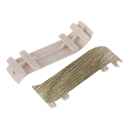 Соединитель для плинтуса К55 Комфорт Карагач