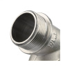 Картинка Угольник НВ 1 1/4" никелированный с упором STOUT