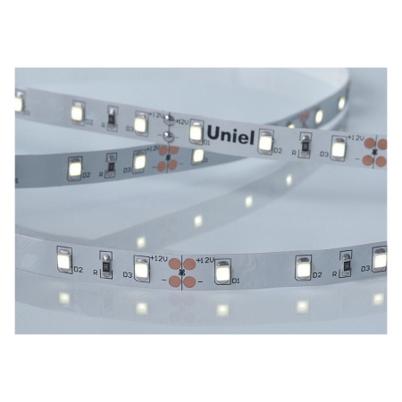 Картинка Светодиодная лента Uniel ULS-M11-2835-60LED/m-8mm-IP20-DC12V-4,8W/m-5M-6500K PROFI