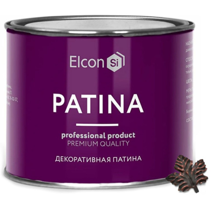 Краска декоративная Патина Красная медь 0,2 кг Elcon Patina