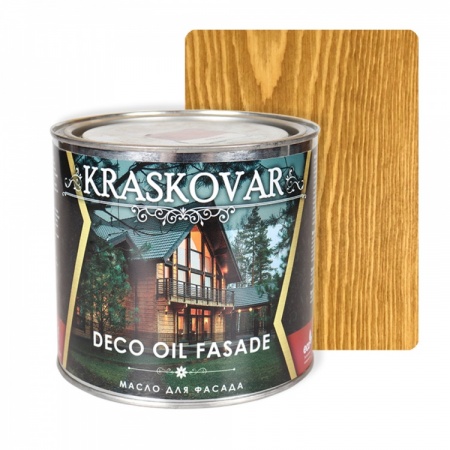 Масло для фасада Kraskovar Deco Oil Fasade 2,2 л Дуб