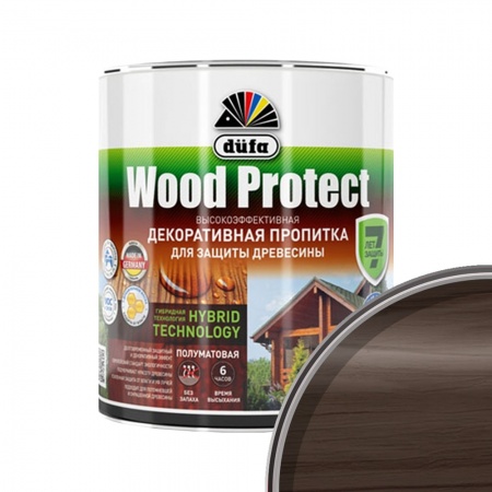 Пропитка декоративная для дерева Dufa Wood Protect Палисандр 0,75 л