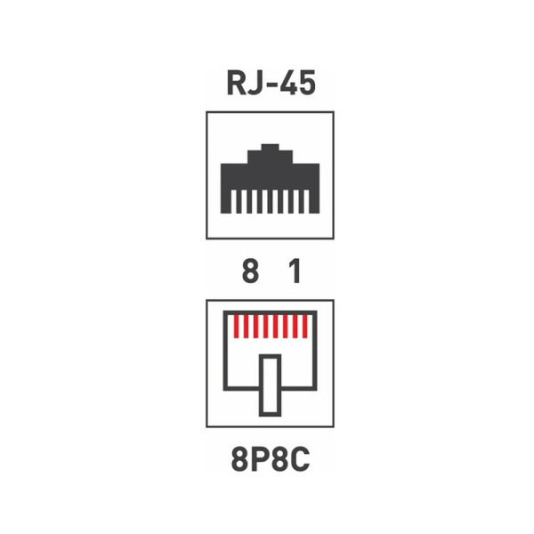 Картинка Коннектор RJ-45 8P8C Cat.5e экранированный REXANT