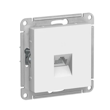 Schneider ATLASDESIGN Белая розетка RJ45 в рамку ATN000183