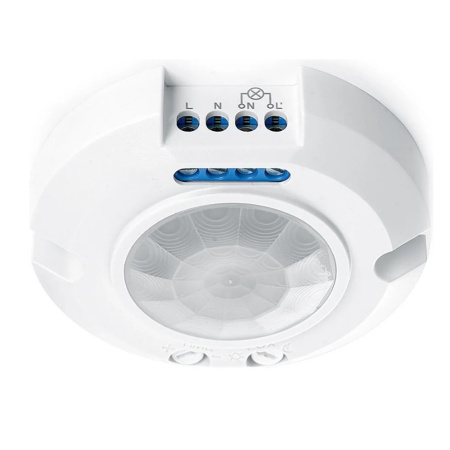Картинка Датчик движения ИК потолочный 400w 360 гр 8 м IP20 Белый SEN17 FERON