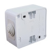 Изображение Переключатель одноклавишный наружный IP44 Белый Systeme Electric ЭТЮД Картинка Переключатель одноклавишный наружный IP44 Белый Systeme Electric ЭТЮД