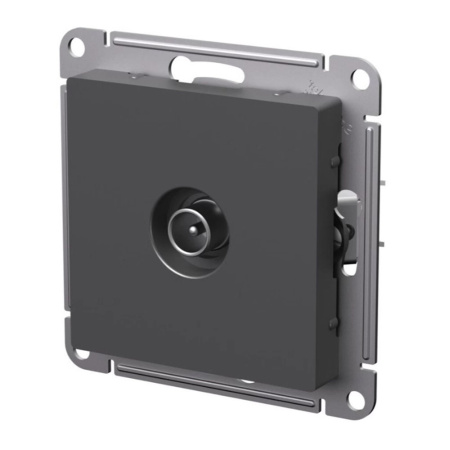 Розетка TV телевизионная в рамку механизм Базальт ATLASDESIGN Systeme Electric