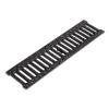 Решетка для лотка 500x136x15 мм чугунная щелевая DN100 C250 AQUASTOK NORMA