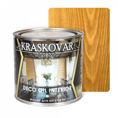 Масло для интерьера Kraskovar Deco Oil Interior 2,2 л Дуб