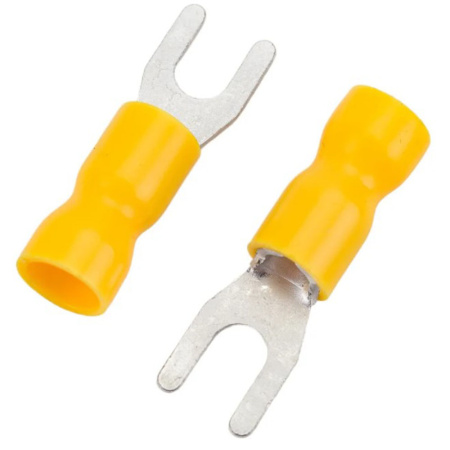 Картинка Наконечник кабельный вилочный изолированный НВИ 6.0-4 ПРОФИ КВТ