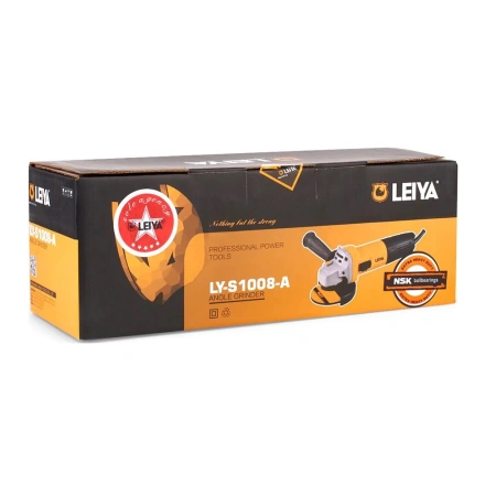 Картинка Углошлифовальная машина 1200 Вт 125 мм 11500 об/мин болгарка Leiya LS-S1008-A