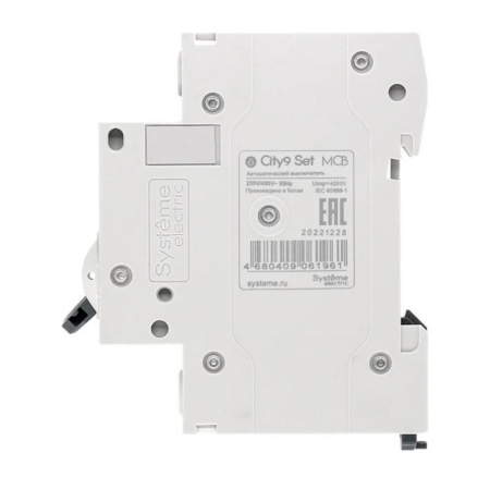 Картинка Выключатель автоматический 1п 16А С 4.5kA 230В City9 Set Systeme Electric