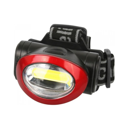 Фонарь налобный COB 4 режима 3XLR03 пластик Camelion LED5382