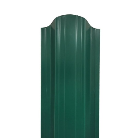 Штакетник П-образный 110х2000х0,32 м Зеленый