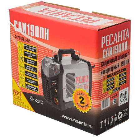 Картинка Сварочный аппарат Ресанта САИ 190 ПН