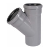 Тройник канализационный 45 градусов 110х90 мм Ostendorf