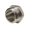 Пробка НР 1 1/2" латунь никелированная VALFEX