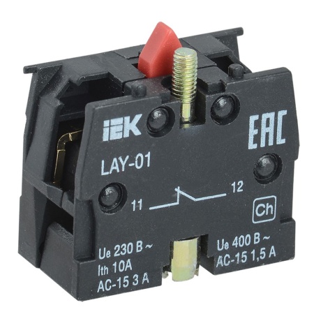 Блок контактный 1р для серии LAY5 BDK11 IEK