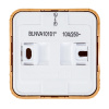 Картинка Выключатель накладной одноклавишный Ясень System electric Blanca