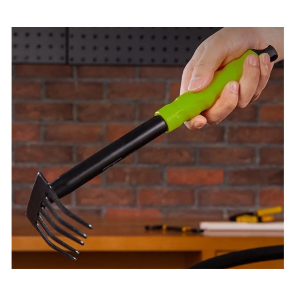Картинка Грабли садовые мини 5 зубцов DL580813 DELI