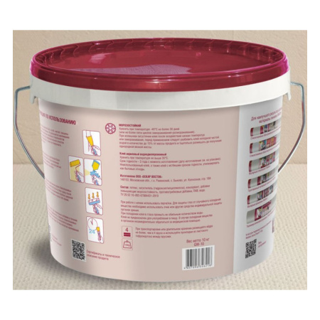 Картинка Клей для стеклообоев Готовый 10 кг Wellton