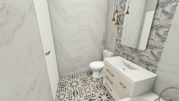 Картинка Керамогранит Грация Керамика Casa Blanca 600х600 мм Матовый белый