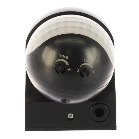 Картинка Датчик движения настенный 010 Черный до 1100Вт угол 180° 10 м IP44 IEK