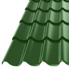Металлочерепица цвет Зеленый 2250х1180 мм Металлочерепица цвет Зеленый 2250х1180 мм
