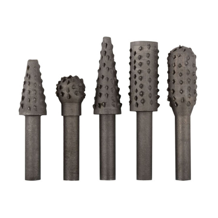 Картинка Шарошки стальные по дереву 5 шт FIT