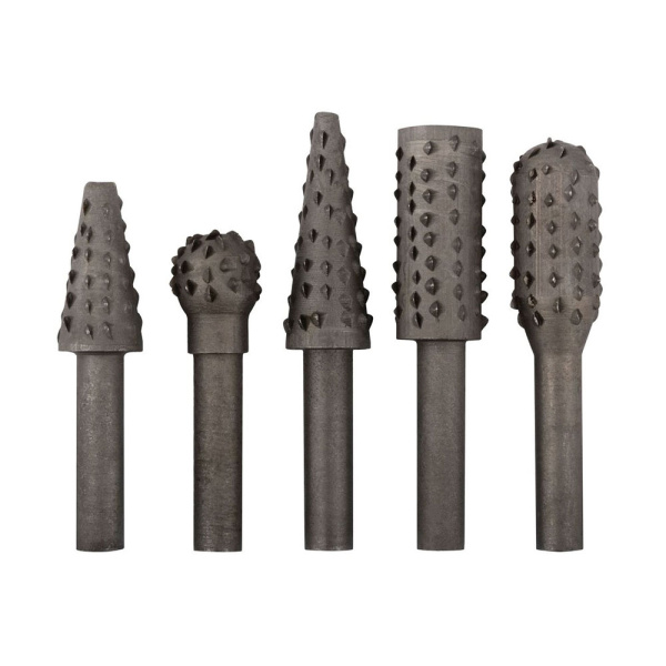 Картинка Шарошки стальные по дереву 5 шт FIT