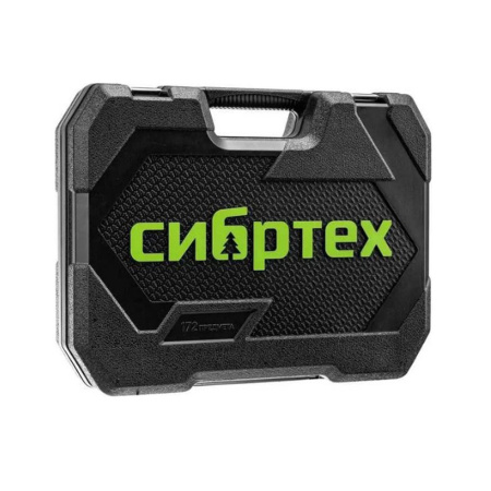 Картинка Набор инструментов 1/2 ,3/8",1/4" пластиковый кейс 172 предмета Сибртех
